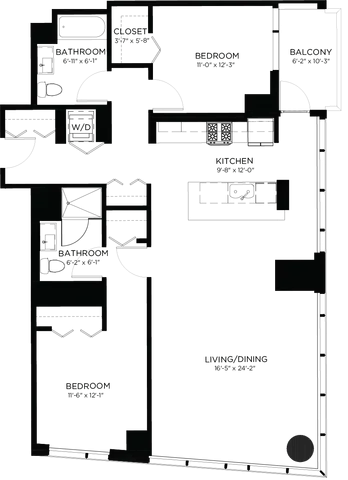 Unit 2901 floor plan