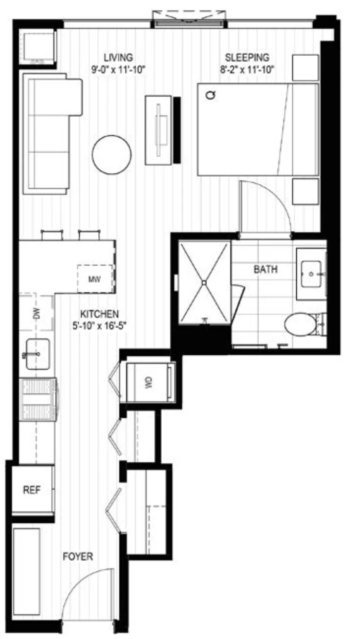 Unit 716 floor plan