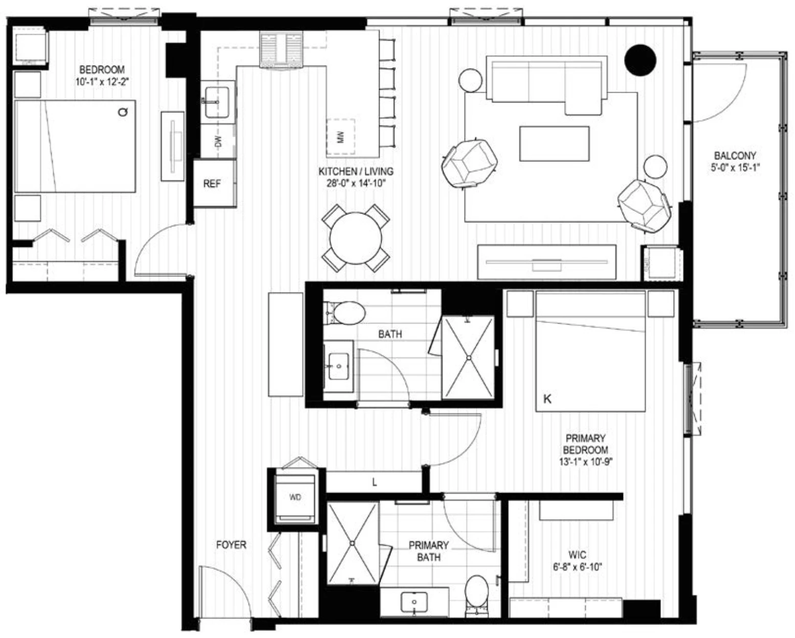 Unit 701 floor plan