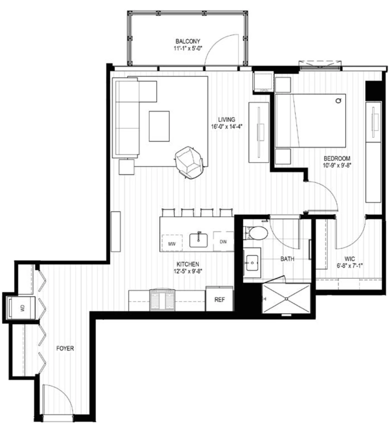 Unit 917 floor plan