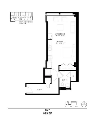 Unit 913 floor plan