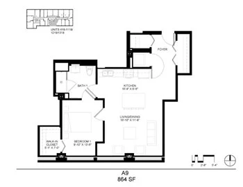 Unit 1018 floor plan
