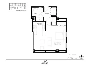 Unit 901 floor plan