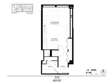 Unit 1306 floor plan