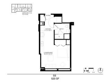 Unit 616 floor plan