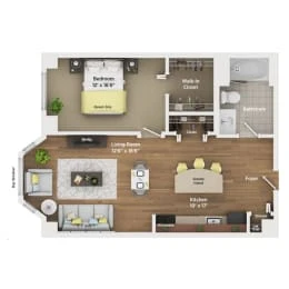 Unit 0607 floor plan