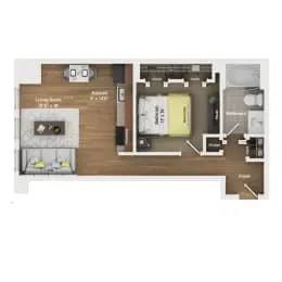 Unit 1509 floor plan