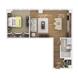 Unit 0908 floor plan