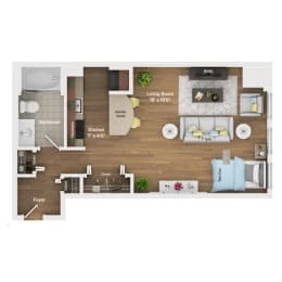 Unit 0810 floor plan