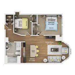 Unit 0801 floor plan