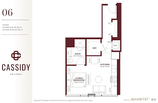 Unit 2406 floor plan