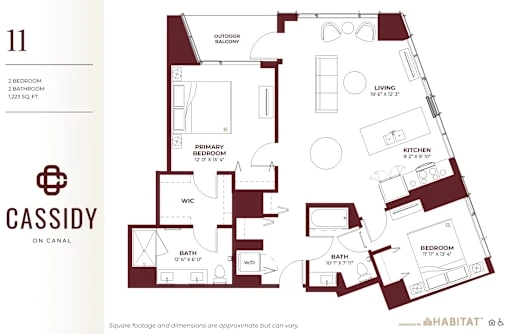 Unit 1011 floor plan