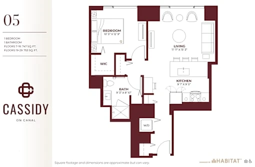 Unit 705 floor plan