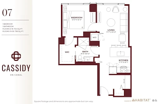 Unit 2307 floor plan