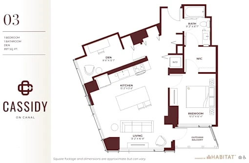 Unit 1403 floor plan