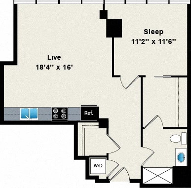 Unit 1-0917 floor plan