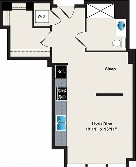 Unit 1-0813 floor plan