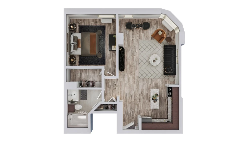 Unit 17C floor plan