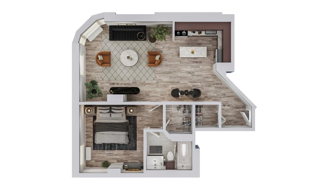 Unit 29G floor plan