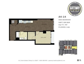 Unit 1614 floor plan