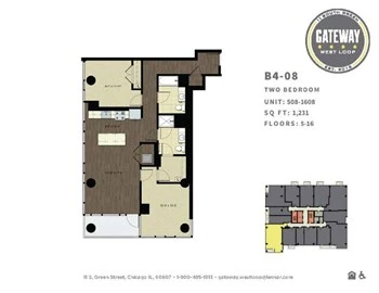 Unit 1208 floor plan