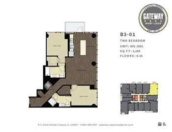 Unit 0801 floor plan