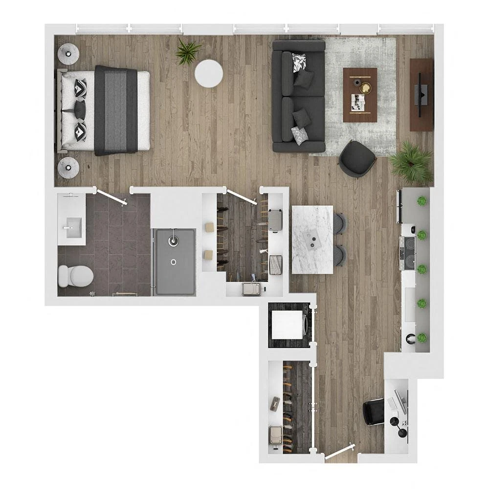 Unit 1110 floor plan