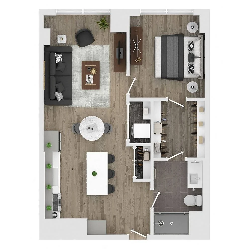 Unit 0513 floor plan