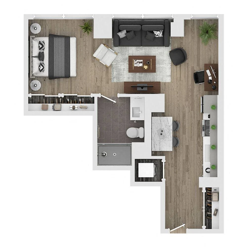 Unit 1114 floor plan