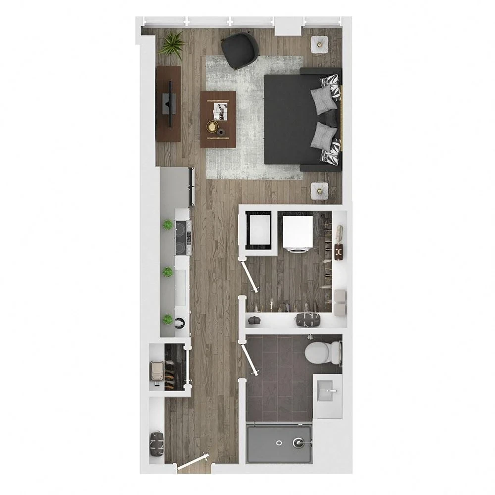 Unit 0616 floor plan