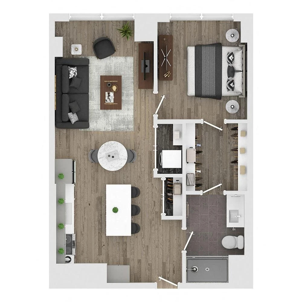 Unit 1509 floor plan