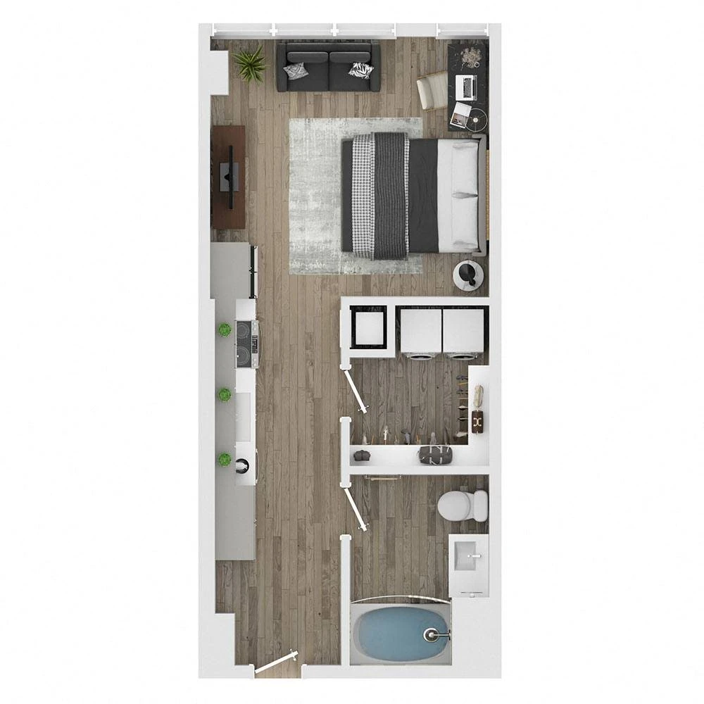 Unit 0917 floor plan