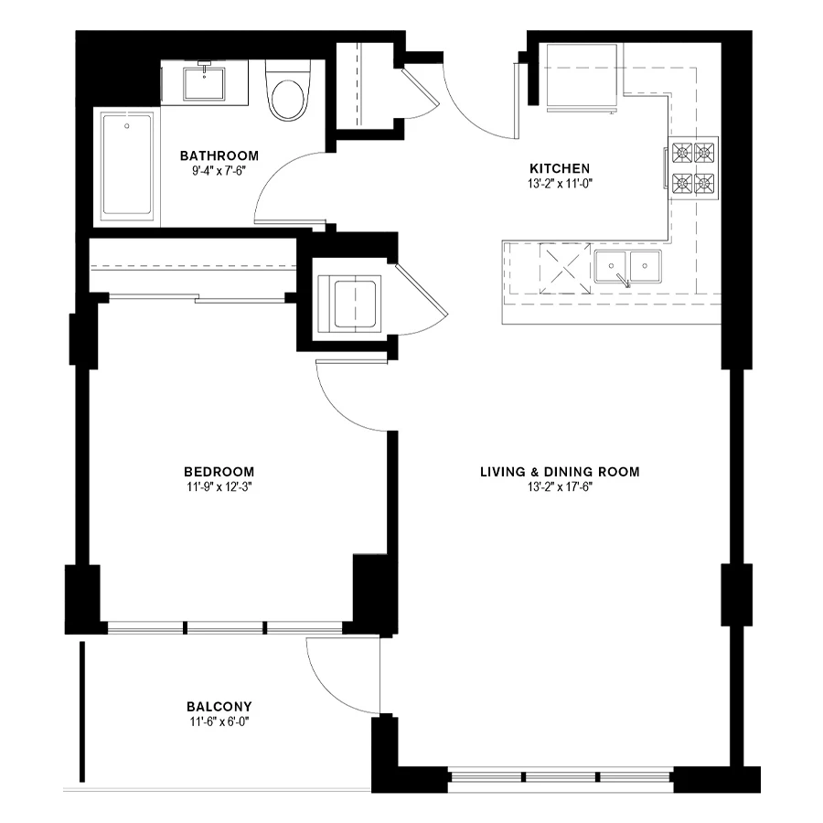 Unit 310 floor plan