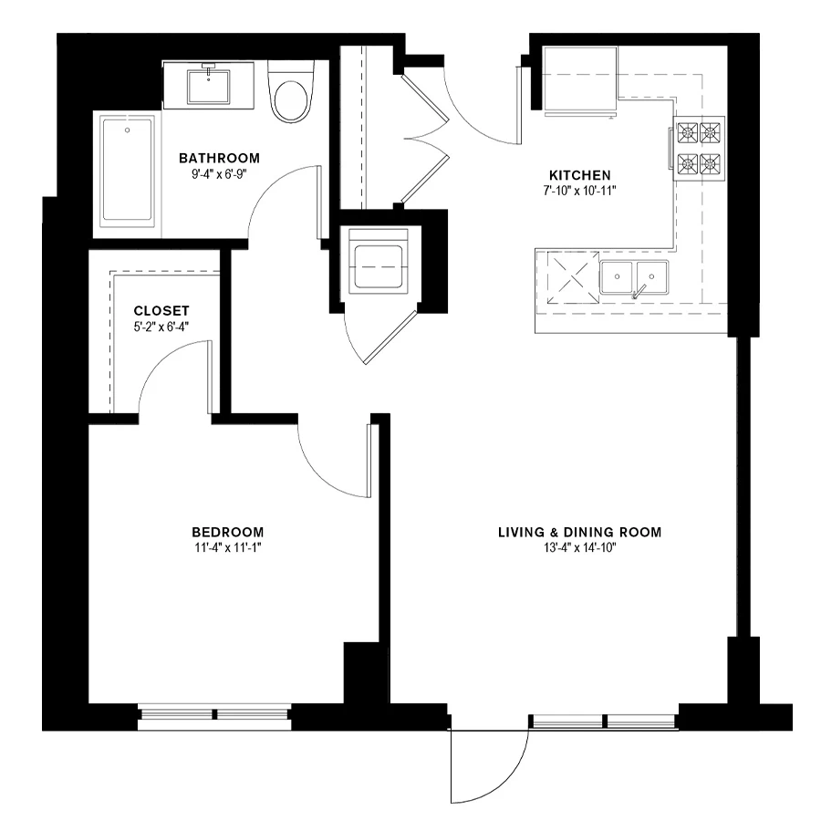 Unit 429 floor plan