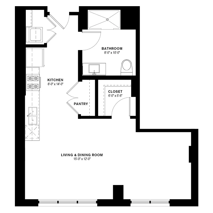 Unit 630 floor plan