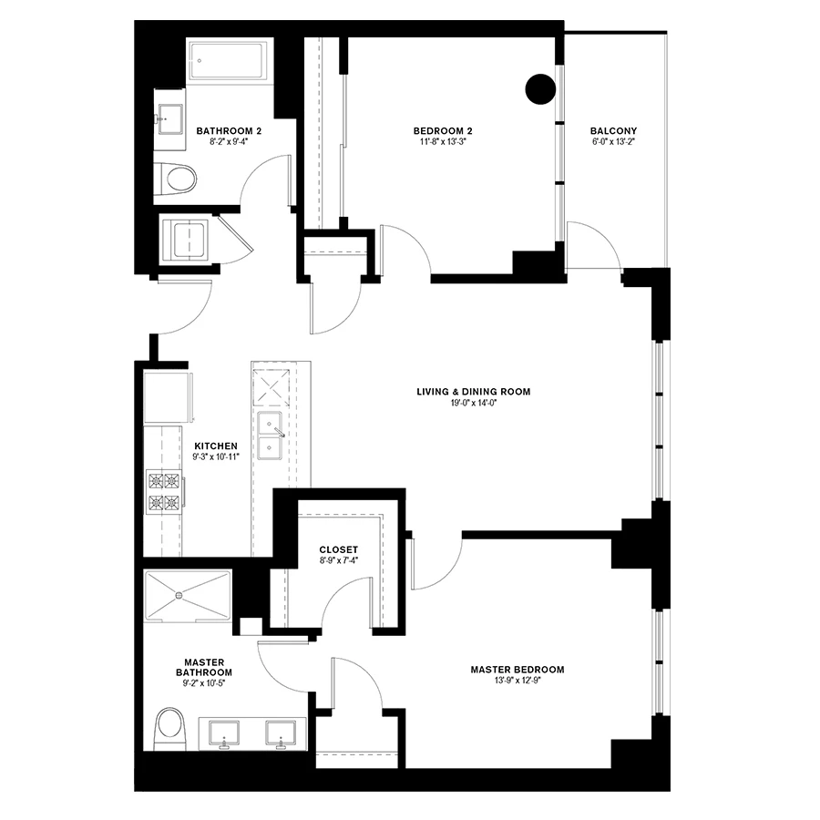 Unit 316 floor plan