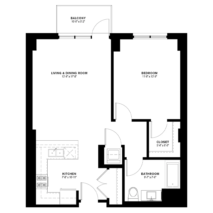 Unit 228 floor plan