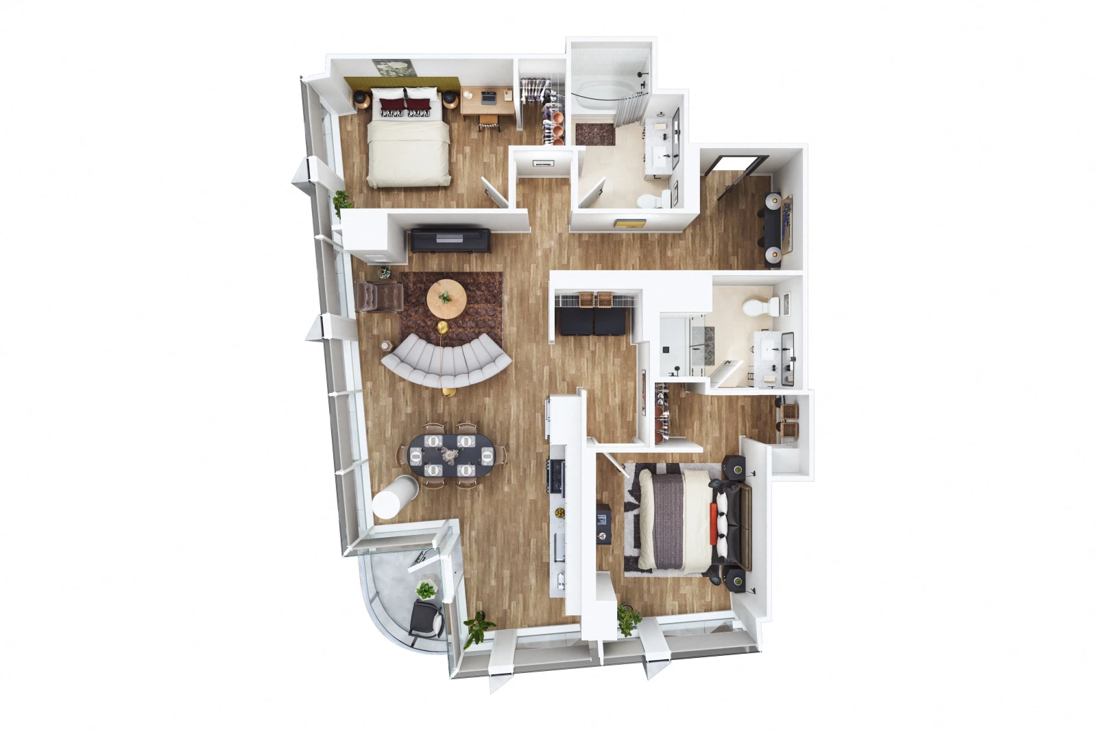 Unit 2912 floor plan