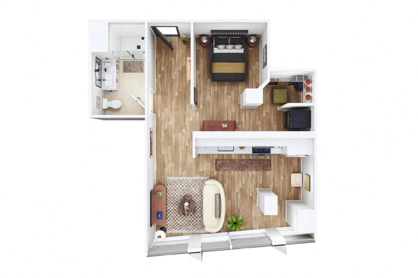 Unit 2303 floor plan