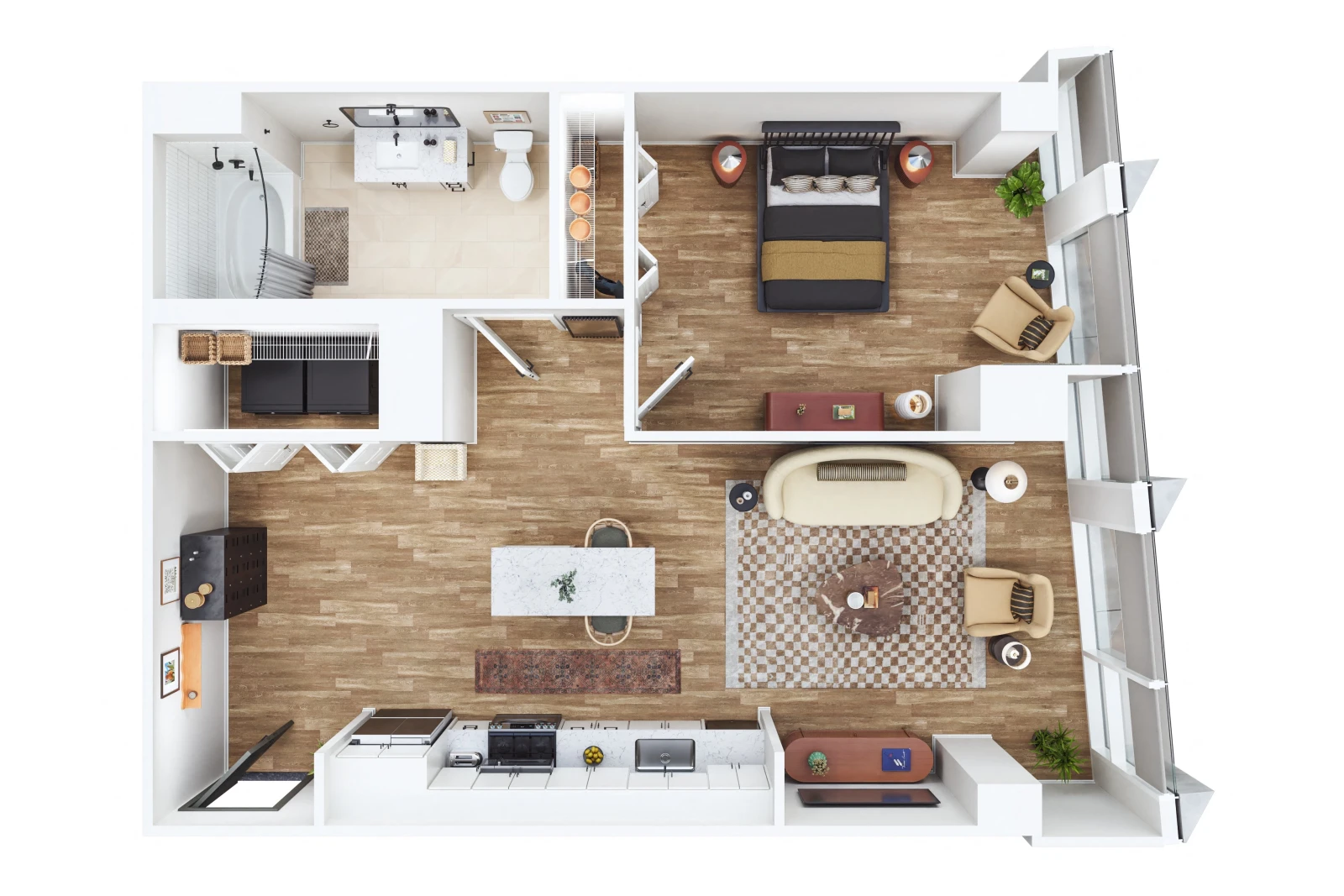 Unit 2307 floor plan