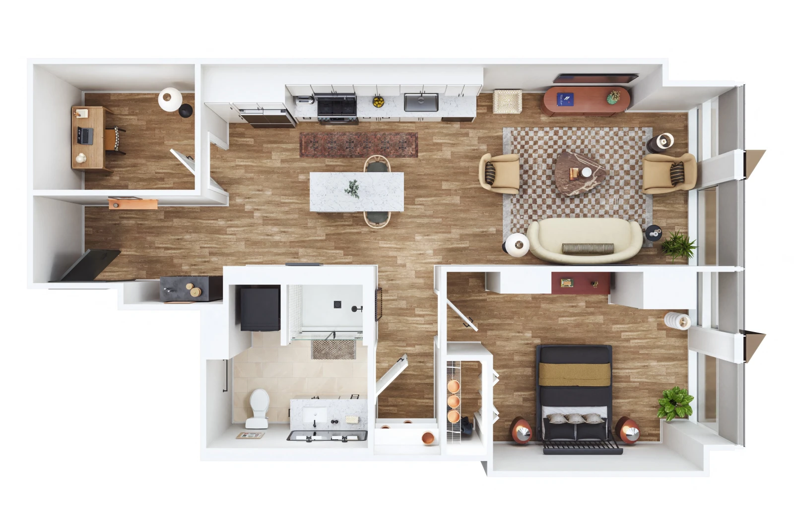Unit 0807 floor plan