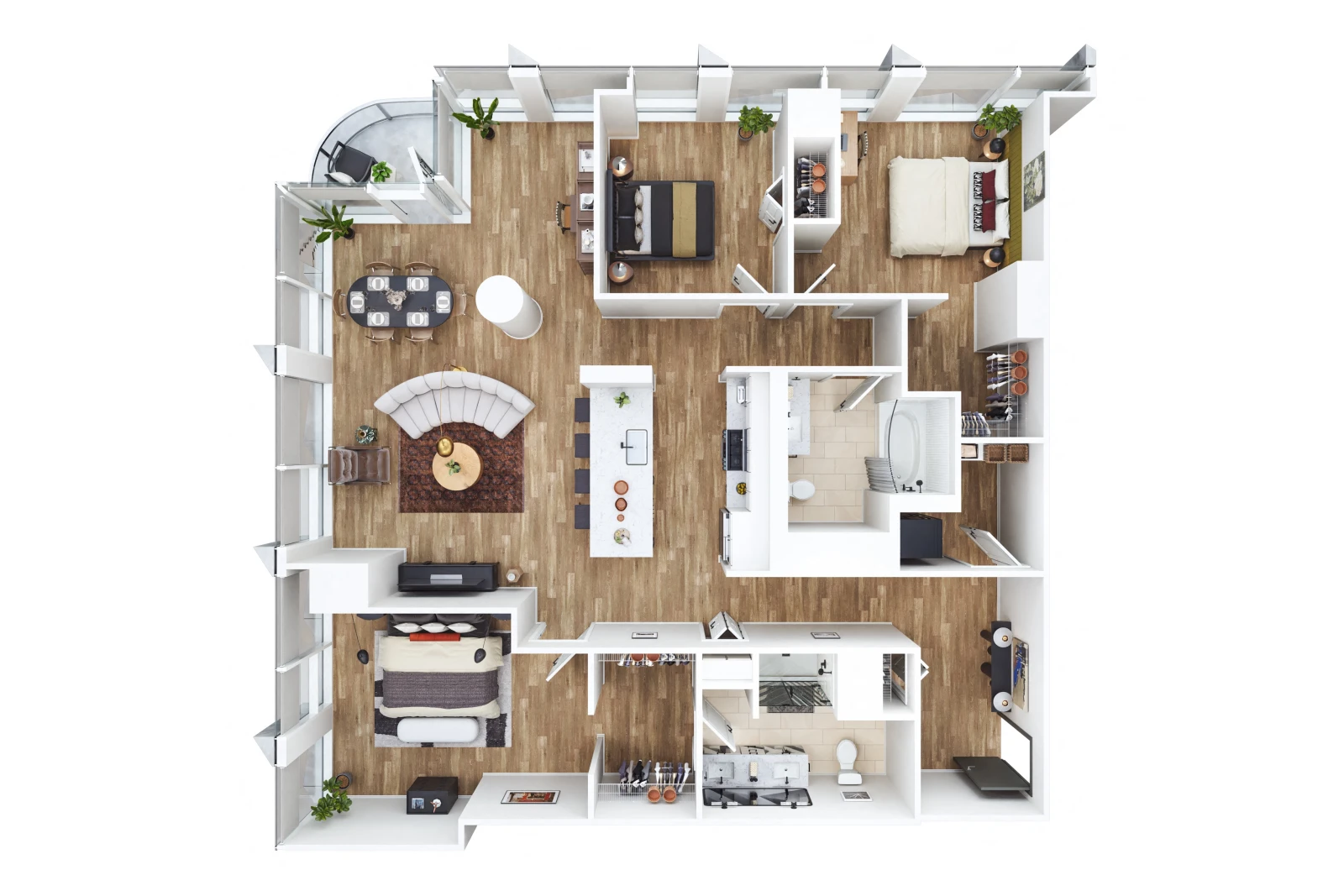 Unit 0901 floor plan