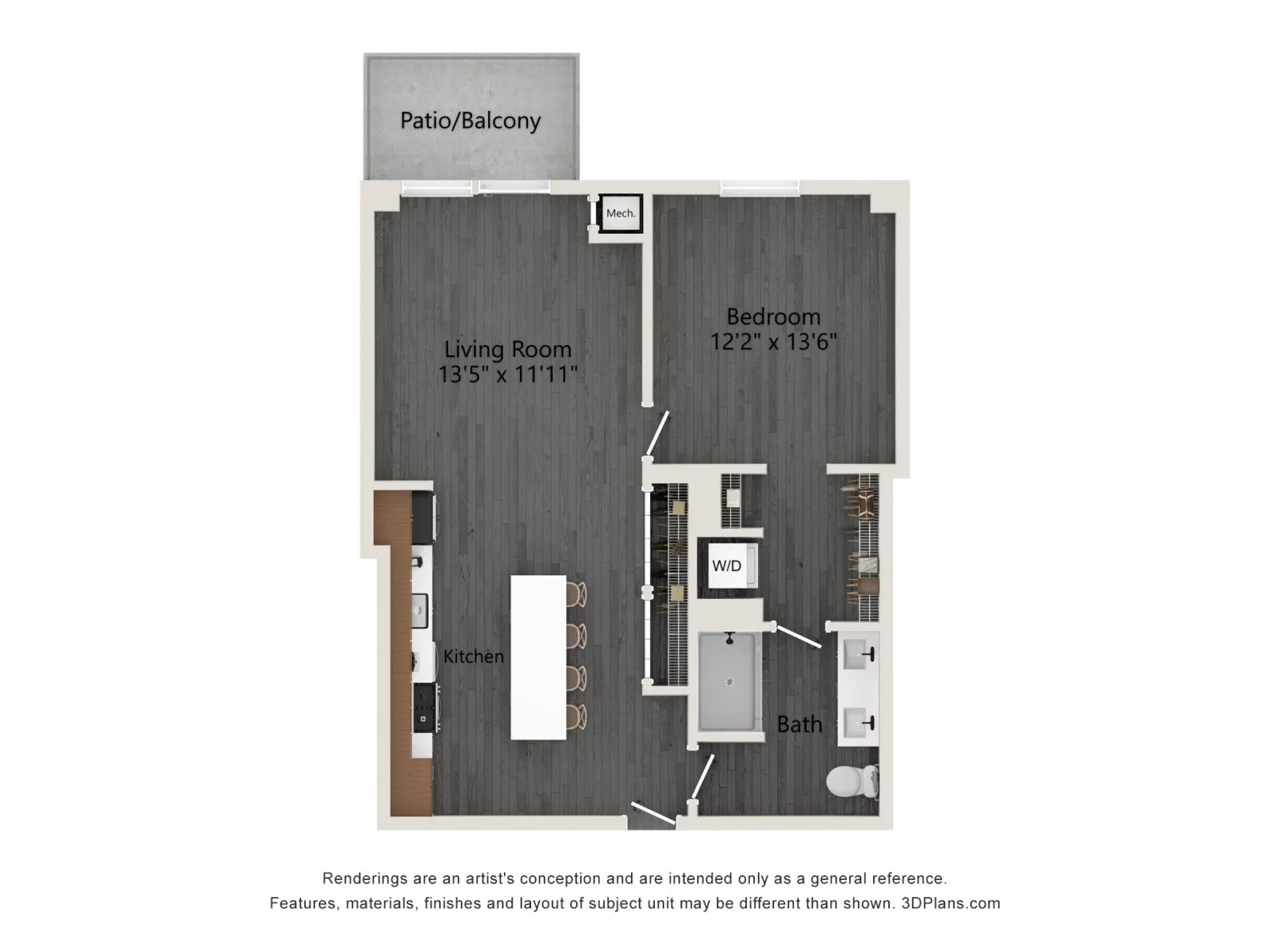 Unit 1011 floor plan