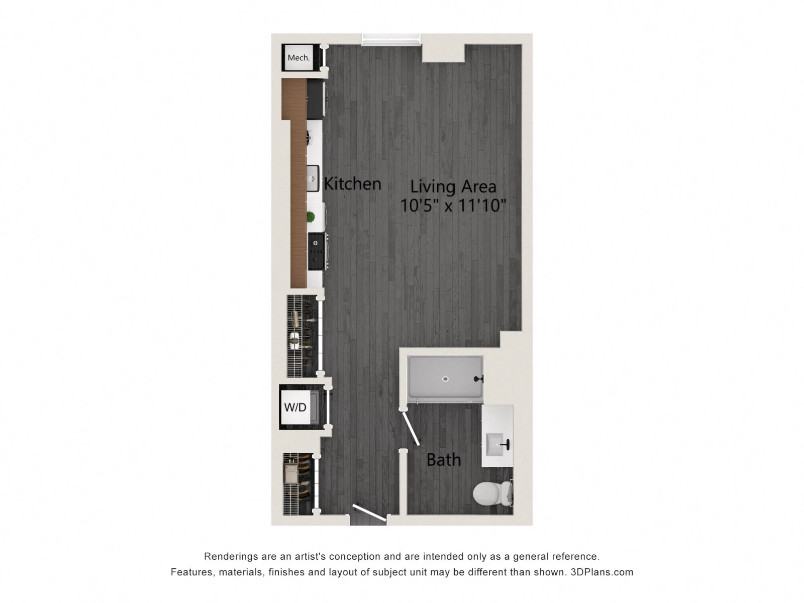 Unit 1103 floor plan