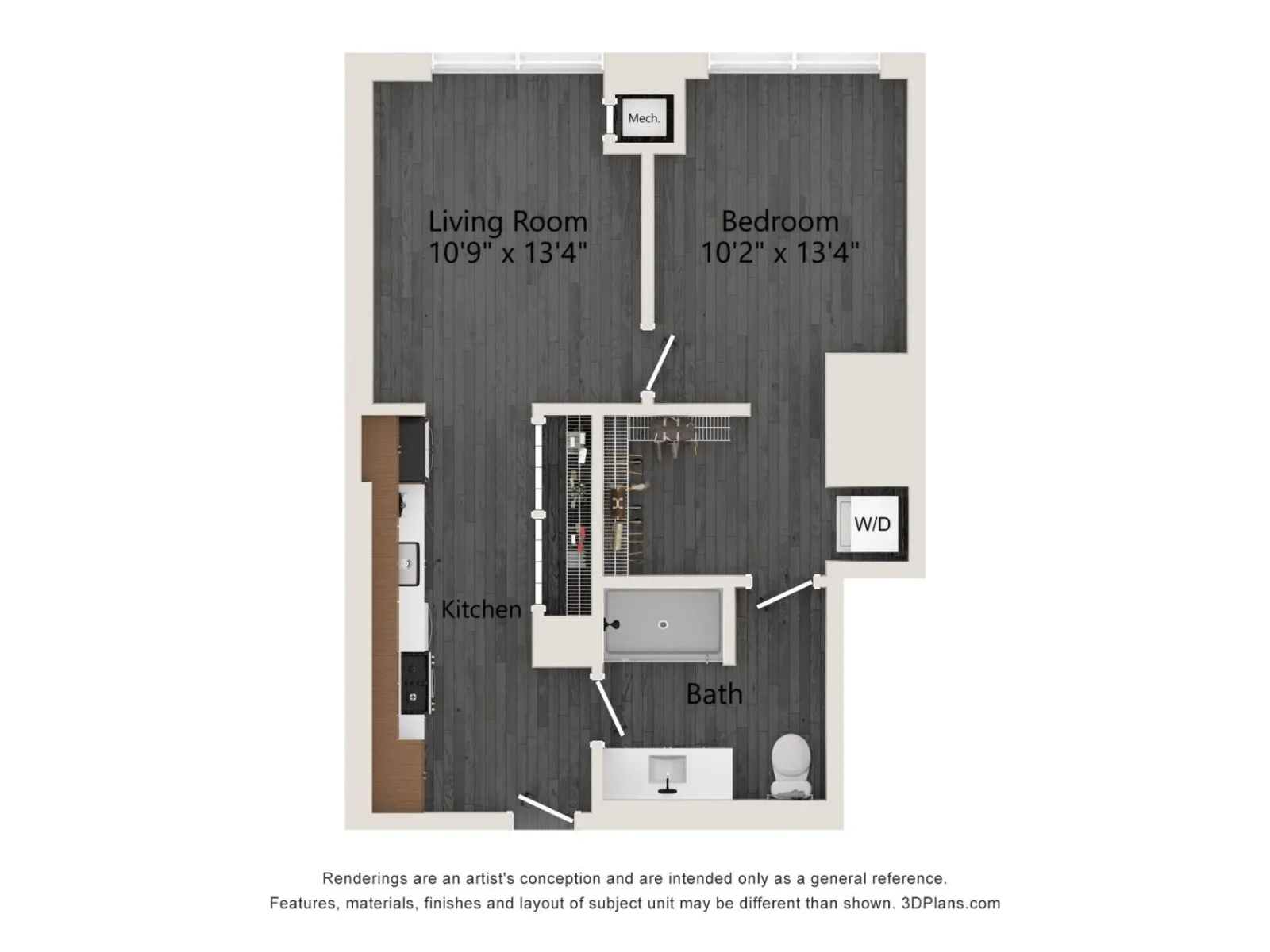 Unit 1115 floor plan