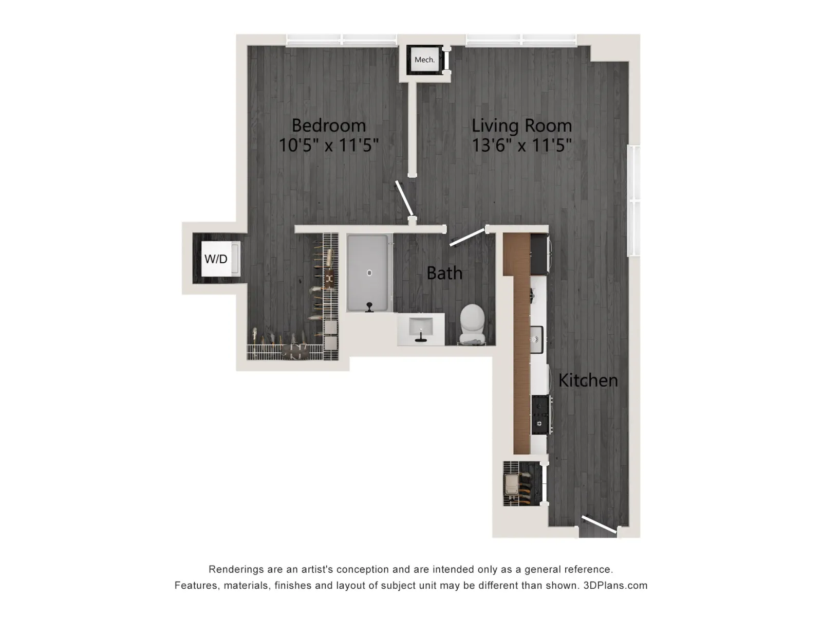 Unit 0716 floor plan