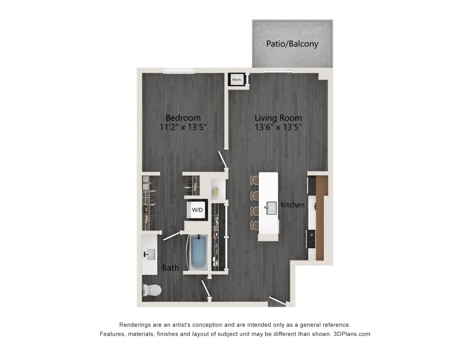 Unit 0604 floor plan