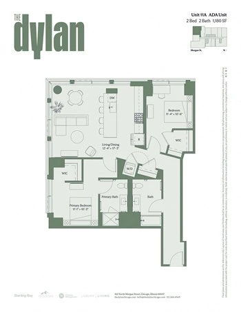 Unit 2211 floor plan