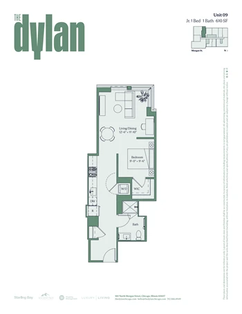 Unit 1509 floor plan