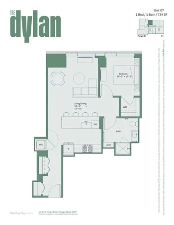 Unit 2107 floor plan